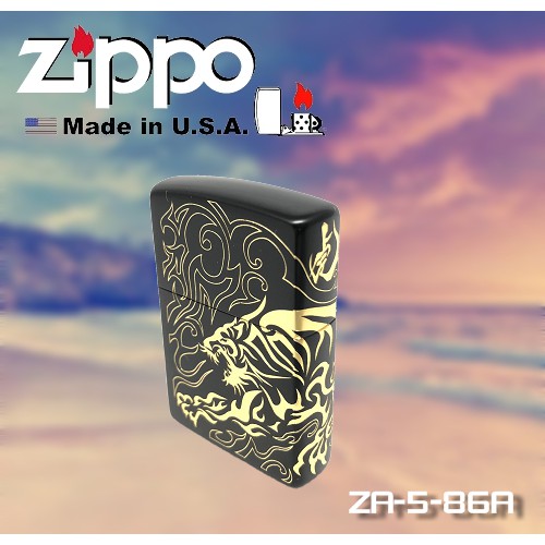 【富工具】美國原廠ZIPPO 防風打火機(贈送125ml打火機油) #ZA-5-86A
