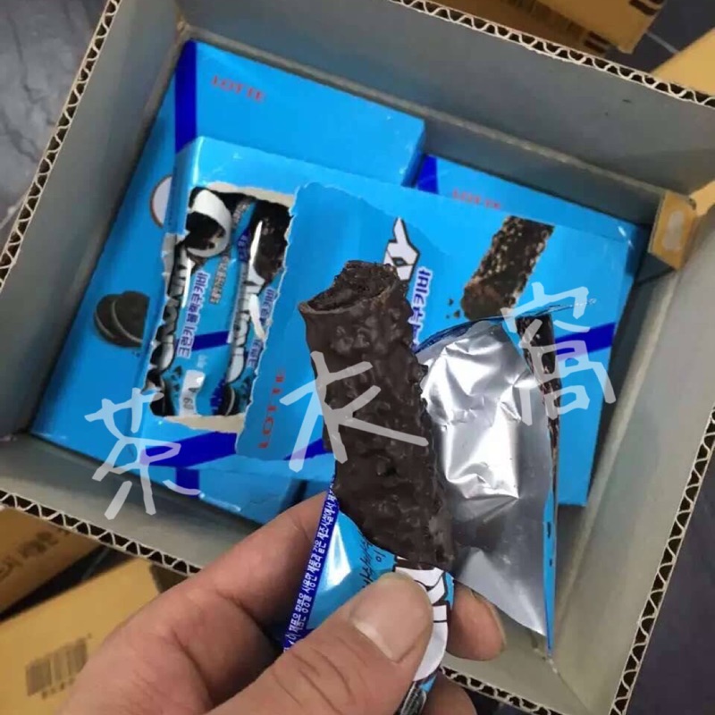 【茶 衣 窩】 LOTTE CRUNKY歐利歐巧克力棒  預購