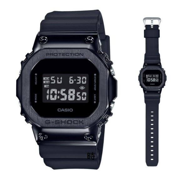 CASIO 卡西歐 G-SHOCK 不鏽鋼 手錶 GM-5600B-1