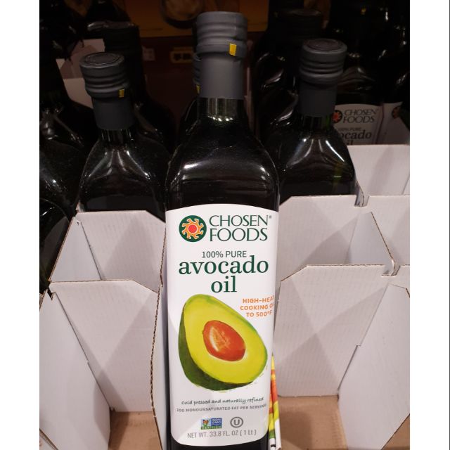 🍀好市多代購🍀CHOSEN FOODS 100％ 酪梨油🥑1公升 avocado oil 鱷梨油 牛油果油
