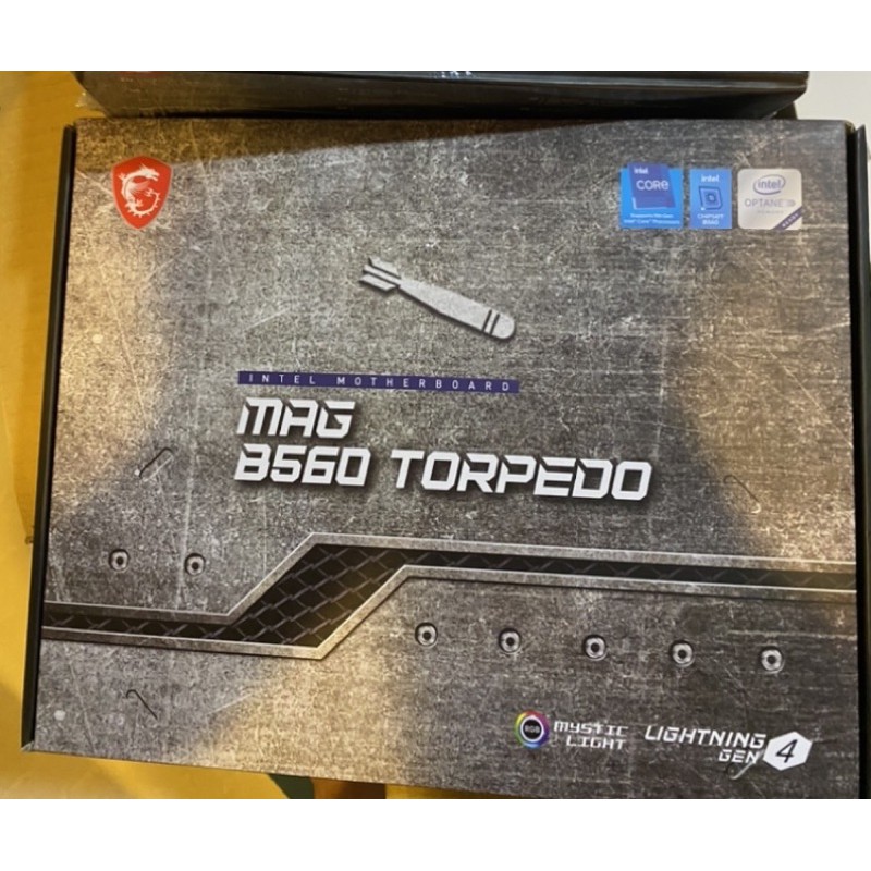 微星 MAG B560 TORPEDO 主機板 針腳1200適用 i3 i5 i9  打到骨折 便宜賣