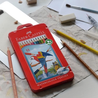 德國 FABER 輝柏 一般級 紅盒 水性 色鉛筆 水性色鉛筆 12色/24色 『胖媽媽美術文具』
