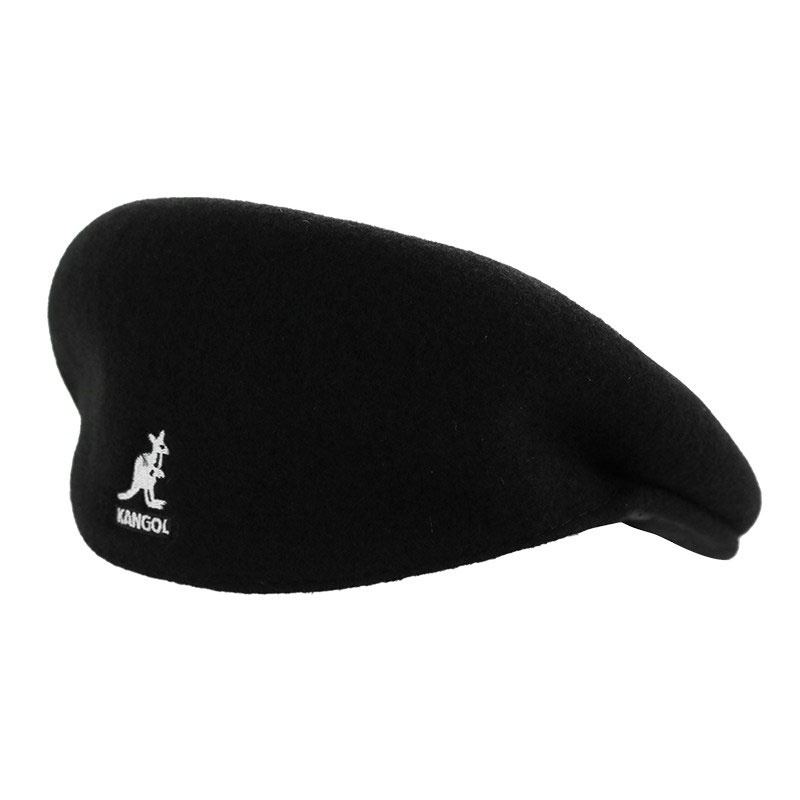 ★KANGOL★ 0258BC 504 WOOL KANGOL CAP 羊毛 鴨舌帽 (黑色) 化學原宿