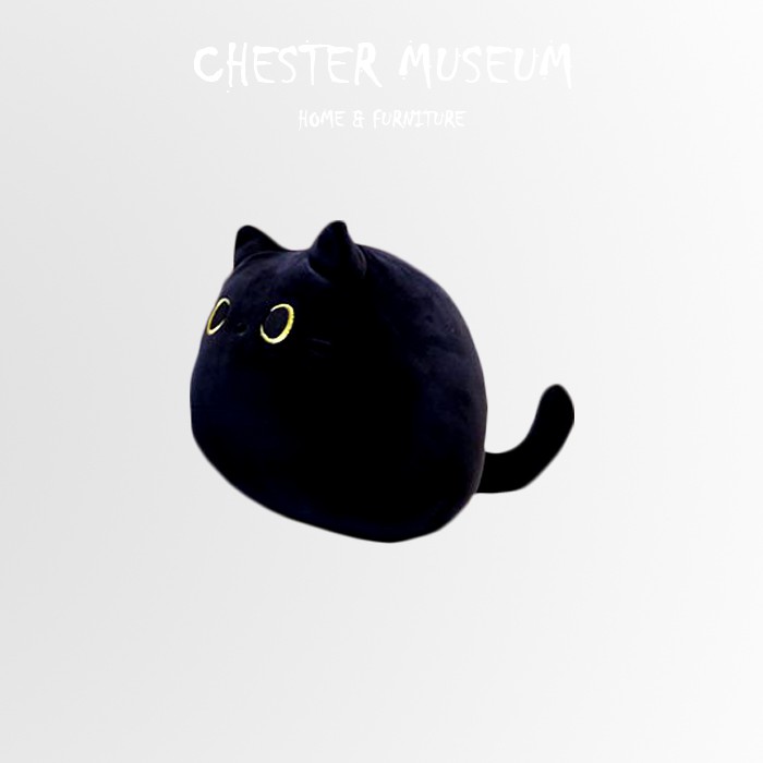 黑貓 黑貓抱枕 黑貓 抱枕 靠墊 坐墊 靠墊 仿真 抱枕 仿真 抱枕 公仔 賈斯特博物館