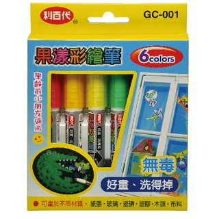 【史代新文具】利百代 GC-001(6色)果漾彩繪筆