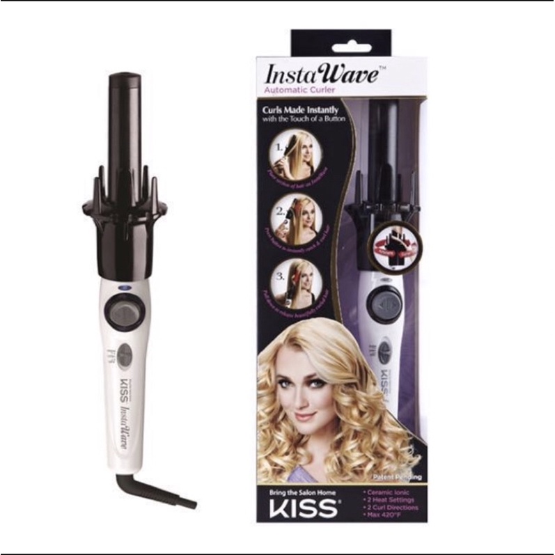 美國Kiss 自動 捲髮器 捲髮棒 InstaWave 電棒燙 電捲 捲髮夾