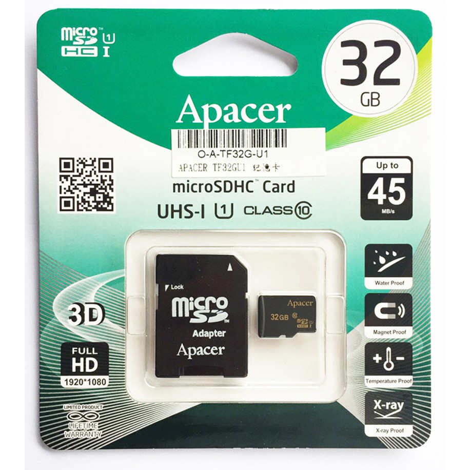 【Apacer 記憶卡】microSD 64GB 32GB micro SDHC 行車記錄器.手機.平板皆適用