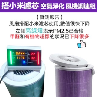 (保固1年)抑制細菌黴菌 800萬奈米離子 空氣清淨機【加大風扇】搭小米濾芯！超靜音 空氣淨化循環大風扇