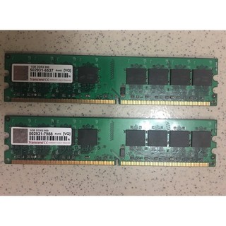 Transced 創見 記憶體 DDR2 800 1G * 2 (共2G) 雙通道