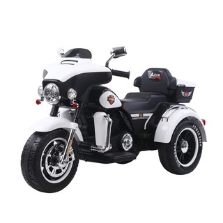 TECHONE MOTO39 HARLEY兒童模擬類哈雷電動重機可坐雙人摩托車/獨立音響系統充電雙驅動童車，可外接MP3