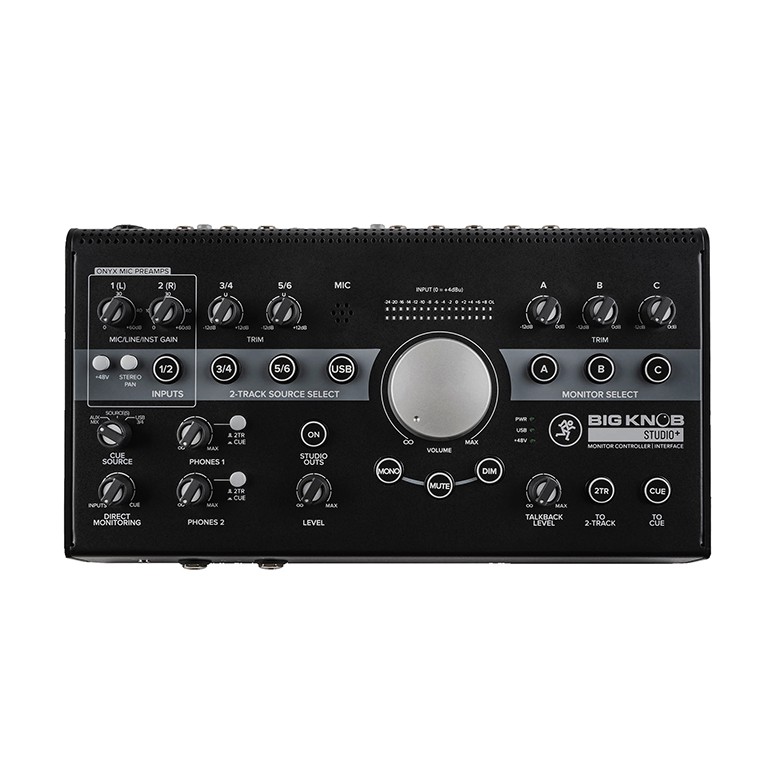 Mackie BIG KNOB STUDIO+  六軌24bit/192KHz錄音介面三組喇叭控制器【音響世界】