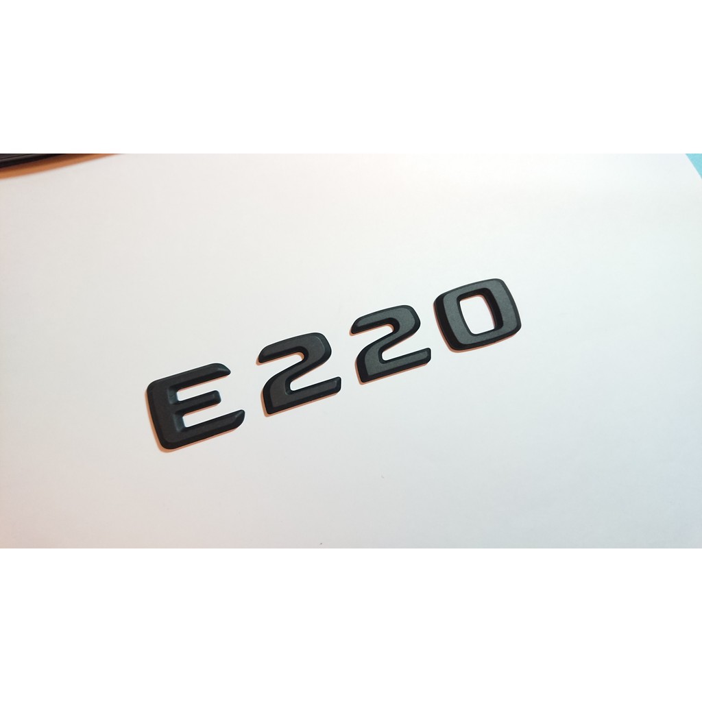 圓夢工廠 BENZ 賓士 W210 W211 96~09 E220 後車箱板金 消光黑 改裝字貼字標logo同原廠款式