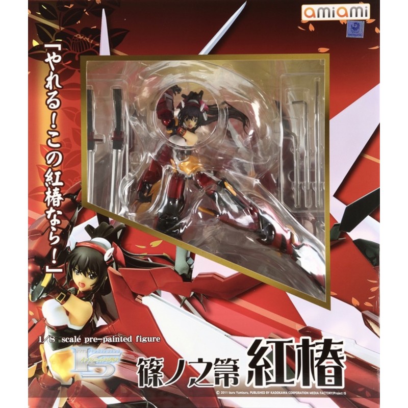 日版全新篠之之箒紅椿amiami Is Infinite Stratos 1 8 Pvc 蝦皮購物