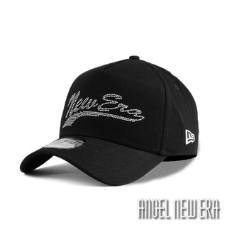 【NEW ERA】New Era 鉚釘草寫 經典黑 卡車帽 9FORTY 街頭 潮流【ANGEL NEW ERA】