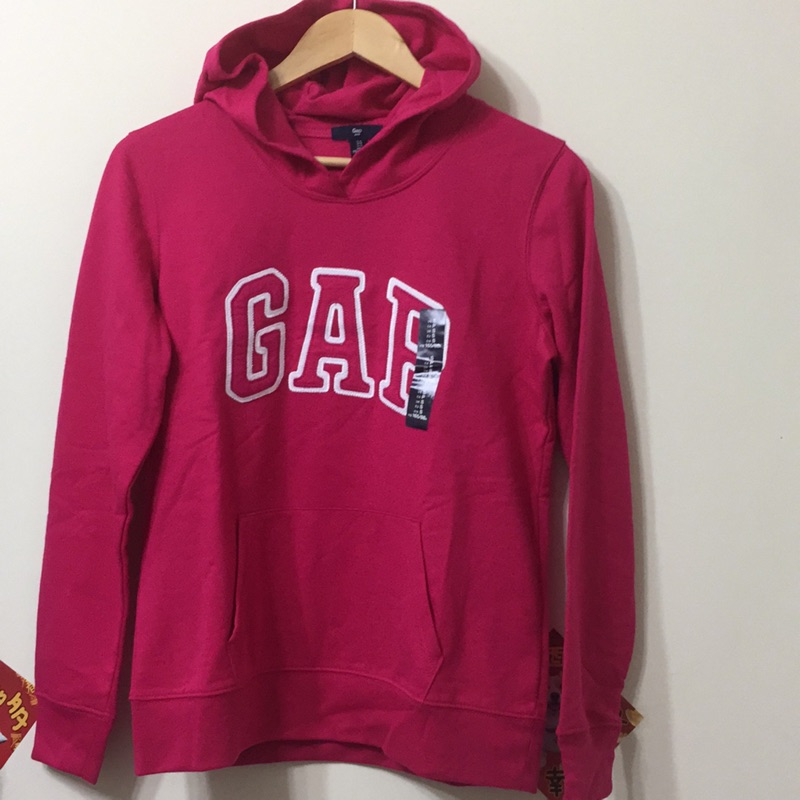 *現貨* 日本 Outlet購入 GAP 女 連帽T 桃 粉