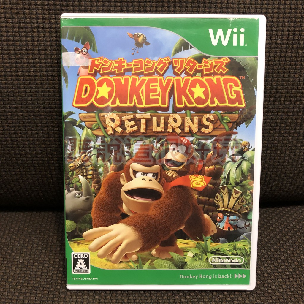 現貨在台 Wii 大金剛再起 大猩猩 金剛 Donkey Kong Country Returns 遊戲 74 W548