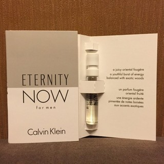 美國原裝 CALVIN KLEIN 卡文克萊 CK ETERNITY NOW 即刻永恆 針管/試管 1.2ML