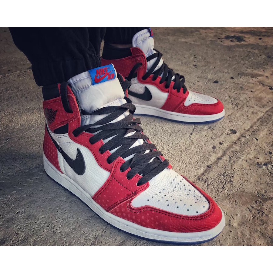 jordan 1 spiderman men's