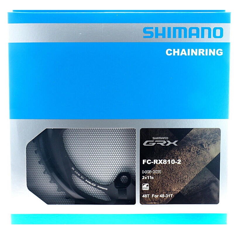 Shimano GRX FC-RX810 2x11速 48T 修補齒片，用於 48-31T 大盤