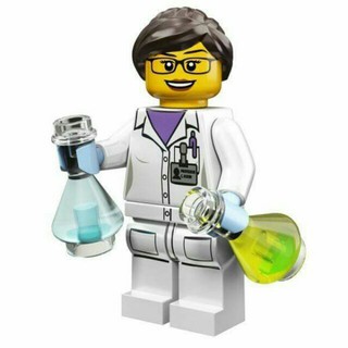 【臺中翔智積木】LEGO 樂高 71002 第11代 11號 Scientist 科學家