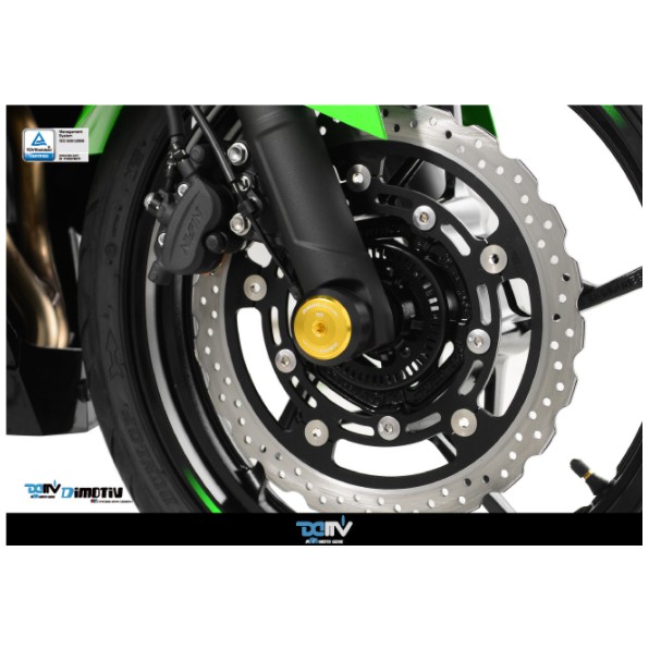 【KIRI】 DIMOTIV KAWASAKI Z400 NINJA400 ROLL款 前輪防倒球 DMV