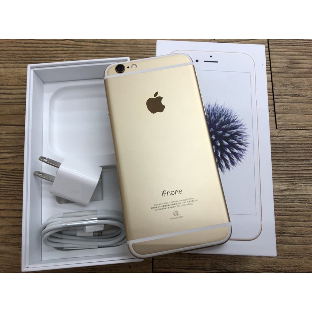 售保內 已換整新機phone6 32G 金 中古I6 二手美機 iphone6中古