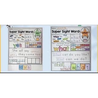Sight Word Super Stars 220高頻詞練習冊（一套） 英文練習本 英文練習塗鴉本 英文塗鴉本