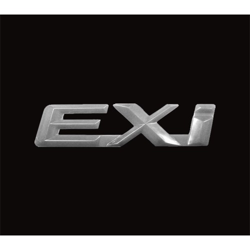 ~圓夢工廠~ Mitshbishi 三菱 EXI 後車箱鍍鉻字貼 同原廠尺寸