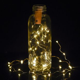 LED銅線燈串 酒瓶塞款