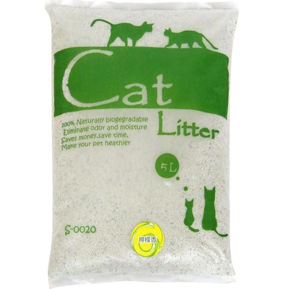 Cat Litter經濟型精油細球砂5L 三種香味  貓砂 超商取貨限購2包