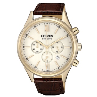 【聊聊私訊甜甜價】CITIZEN 星辰Chronograph 完美形象男士皮帶錶CA4413-19A