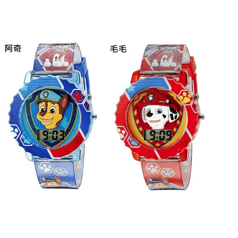 HappyHour:預購*美國空運 汪汪隊立大功 Paw Patrol 阿奇 毛毛  兒童 閃光 數字電子錶 手錶