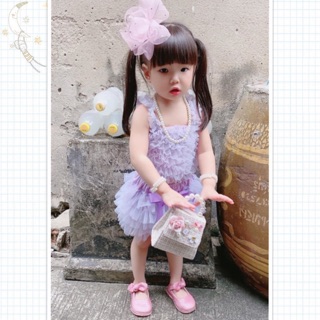 泰國代購～現貨🎉泰國童裝 蕾絲小禮服 （8～10kg)