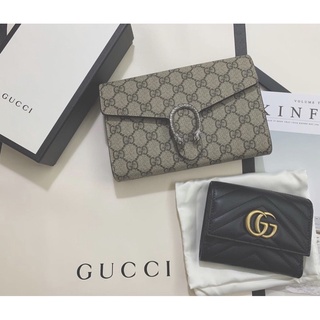 Gucci GG marmont wallet 三折短夾