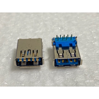 【IF】USB 3.0 A/F 母 連接器 connector 9pin 90度 DIP 主機板 卡板 接頭