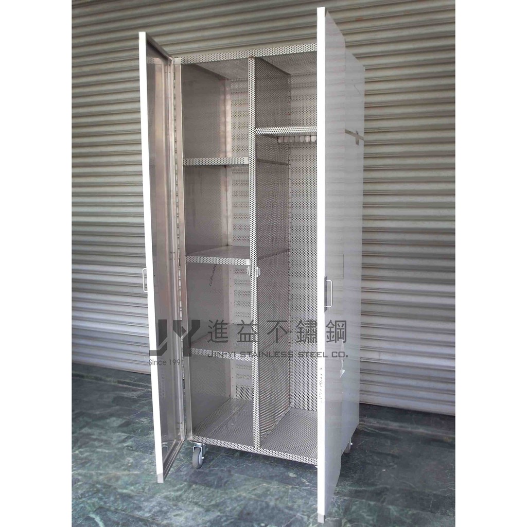 進益不鏽鋼 風通掃具櫃防灰塵不鏽鋼掃具櫃廚櫃衣櫃衣櫥置物櫃置物架廚櫃不鏽鋼客製化白鐵 蝦皮購物