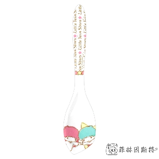 Sanrio 三麗鷗【 雙子星 斜口湯匙 】日本進口 Kiki Lala 點心湯匙 環保餐具 耐熱樹脂 菲林因斯特