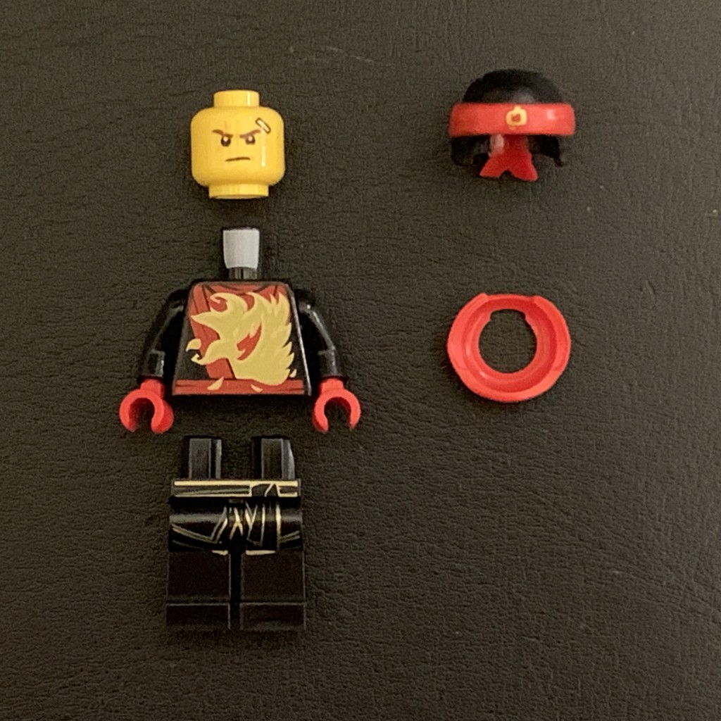 「樂高 軍團」LEGO 旋風忍者 NINJAGO 70633 旋風火焰大師 紅忍者 赤地 凱 Kai NJO406