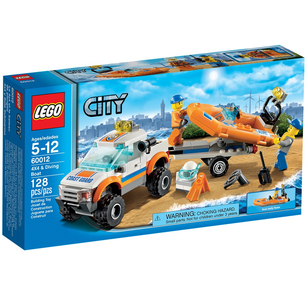LEGO City 城市系列60012 4x4 \u0026 Diving 