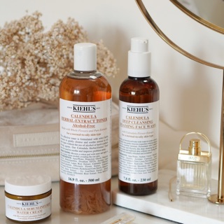 KIEHL'S 契爾氏 金盞花植物精華潔面泡泡凝露/金盞花植物精華化妝水/金盞花蘆薈精華保濕凍膜 💯昇恆昌免稅正貨代購