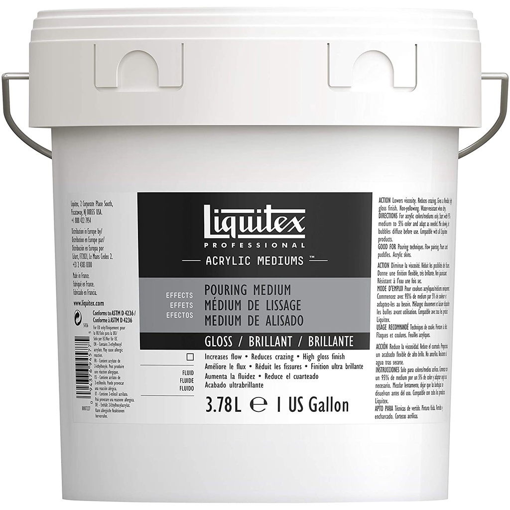 Liquitex Pouring Medium 壓克力顏料潑灑介質 3.78 L - 5436 (法國麗可得)