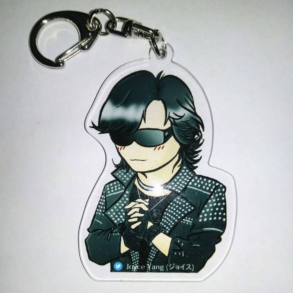 Toshl 壓克力鑰匙圈吊飾18 鉚釘外套款 X Japan 同人周邊toshi 掛飾 蝦皮購物