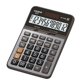 【KAPZZ】CASIO 商用計算機 12位數 金屬面板 大型顯示幕 AX-120B
