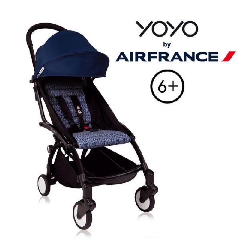 法國 BABYZEN YOYO plus/YOYO+ 6m+嬰兒手推車(黑骨架) 法航聯名款【第3代】全新/二手 可面交