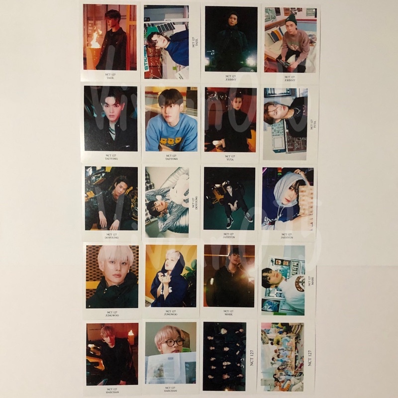 NCT 127 唱片行 預購禮 【Sticker】泰一 Johnny 泰容 悠太  道英 在玹 廷祐 Mark 楷燦