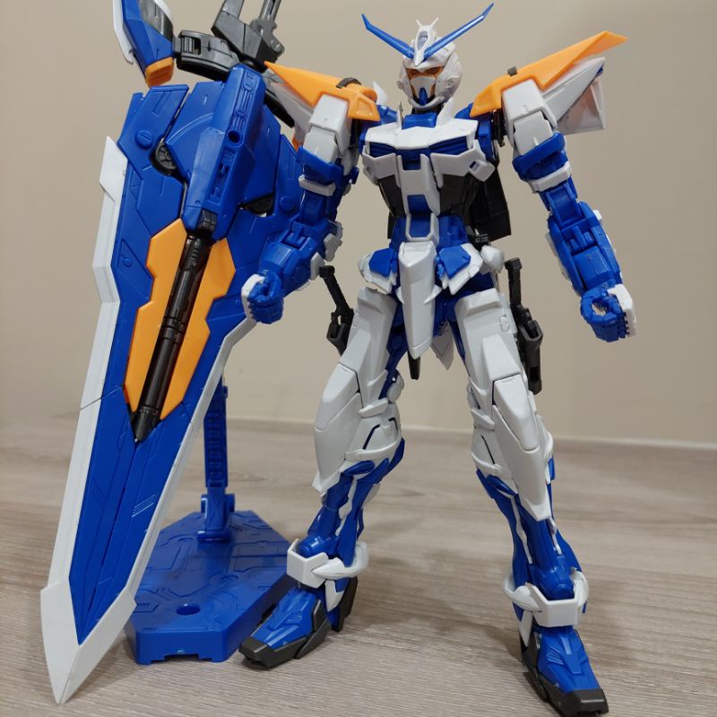 已組 BANDAI MG 1/100 Gundam Astray Blue 鋼彈SEED 藍異端 鋼彈 巨劍