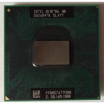 正式版筆記型CPU Intel T9300 2.5G/6M快取 送散熱膏 965晶片台灣三年保固 30日鑑賞期