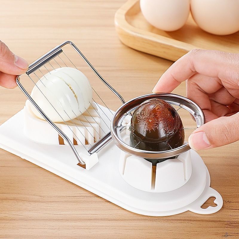 切蛋家用二合一切蛋器切片器廚房多功能切松花蛋皮蛋分割器
