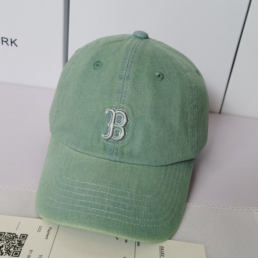 全新棉質 B 棒球帽男式帽子 Snapback 帽子刺繡女式帽子 Mlb 休閒棒球帽