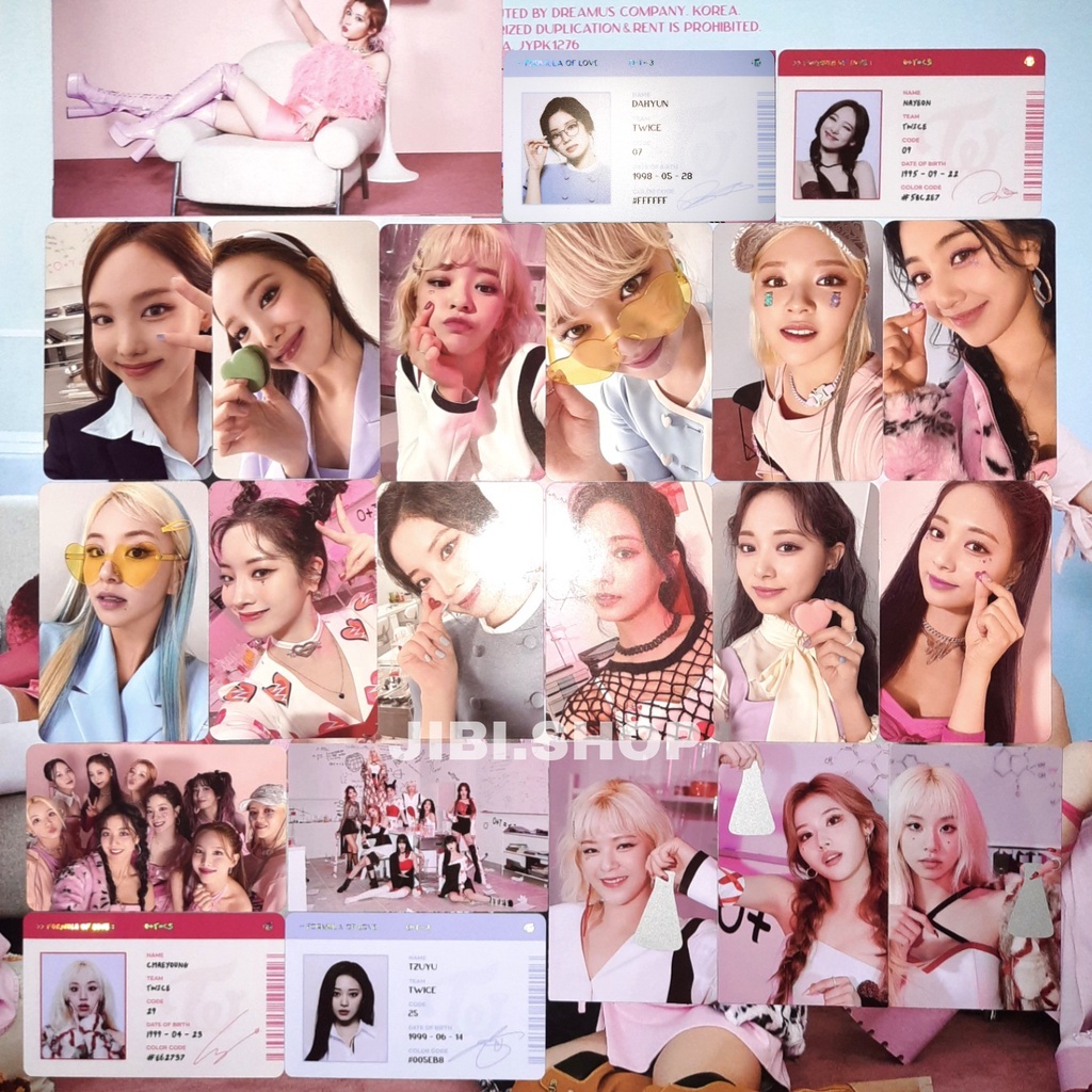 兩次愛的公式官方pc身份證nayeon Jeongyeon Momo Sana Jihyo Mina Dahyun Ch 蝦皮購物